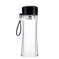 300ml Double Wall Glass Tea and Fruit Infuser Bottle with Handle